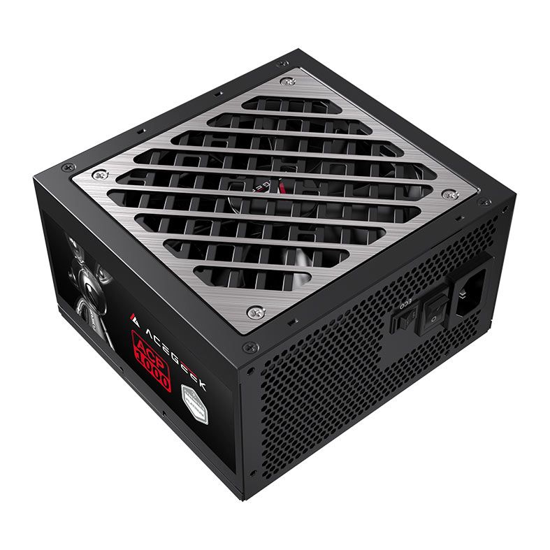 Fonte Acegeek ACP1000, 1000W, PCIe 5.1, Full-Modular, Cybenetics Platinum, Preto, AG-ACP1000-BK