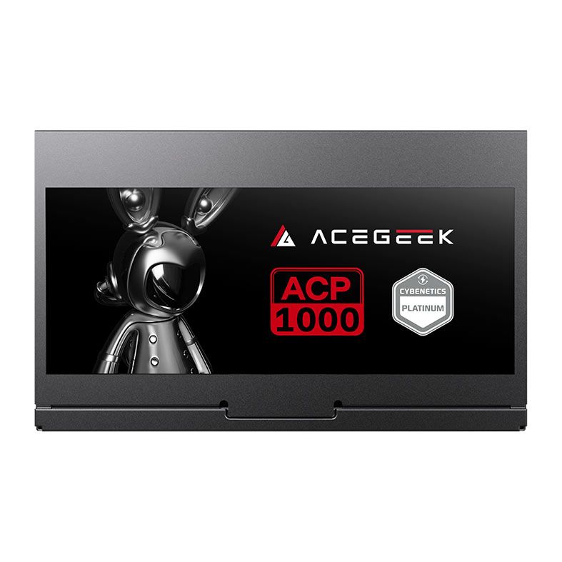 Fonte Acegeek ACP1000, 1000W, PCIe 5.1, Full-Modular, Cybenetics Platinum, Preto, AG-ACP1000-BK