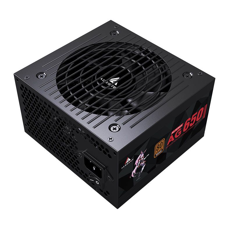 Fonte Acegeek 650, 650W, 80 Plus Bronze, PFC Ativo, AG-AG650-BK