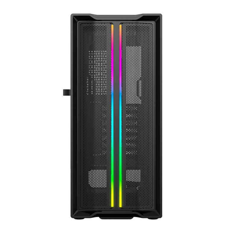 Gabinete Gamer Acegeek Aurora E450, Mid-Tower, Lateral de Vidro, Preto, AG-AURORA-E450-BK