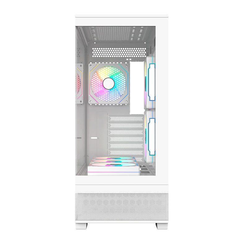 Gabinete Gamer Acegeek Cruiser L460, Mid-Tower, Lateral de Vidro, Branco, AG-CRUISER-L460-WH