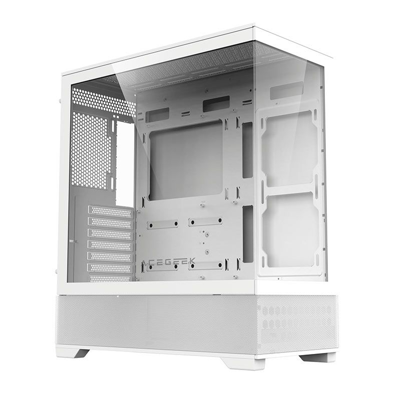 Gabinete Gamer Acegeek Cruiser L460, Mid-Tower, Lateral de Vidro, Branco, AG-CRUISER-L460-WH