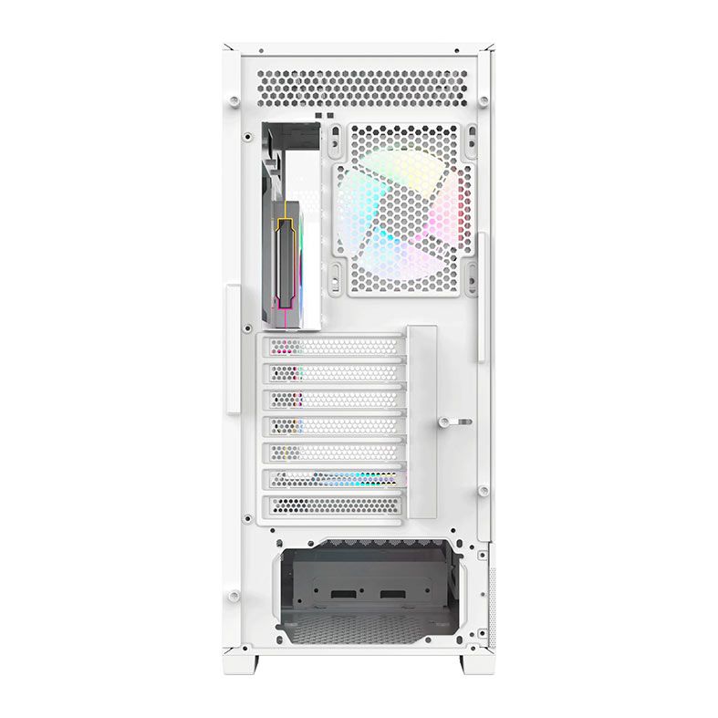 Gabinete Gamer Acegeek Cruiser L460, Mid-Tower, Lateral de Vidro, Branco, AG-CRUISER-L460-WH