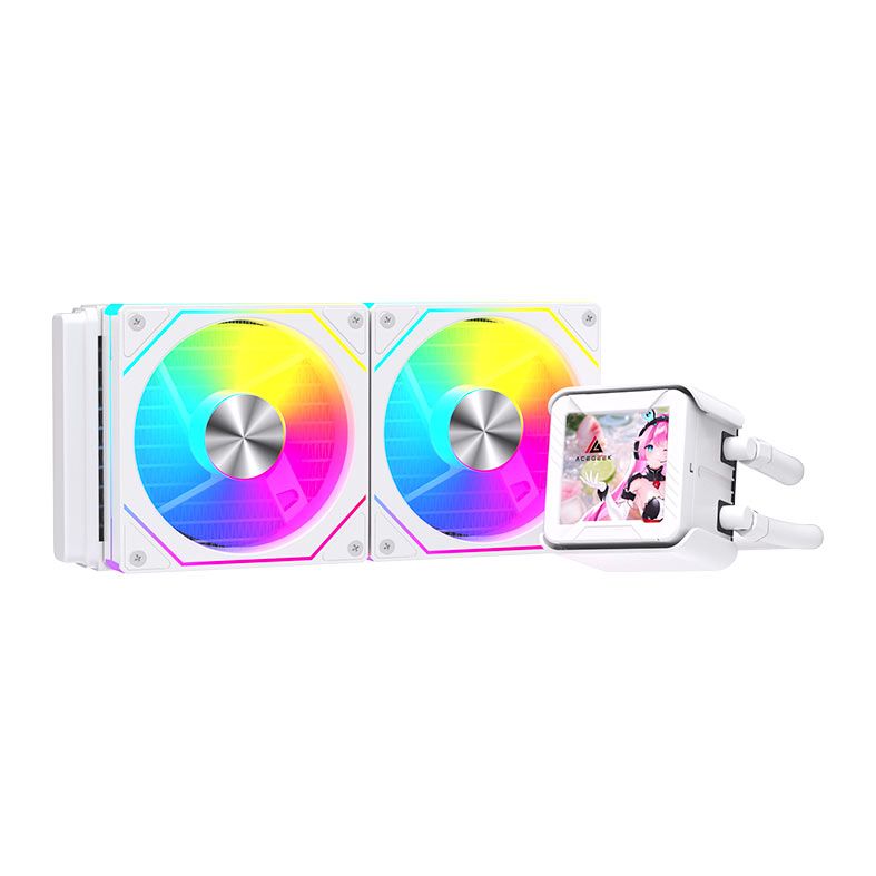 Water Cooler Acegeek CryoScreen 240mm ARGB Branco