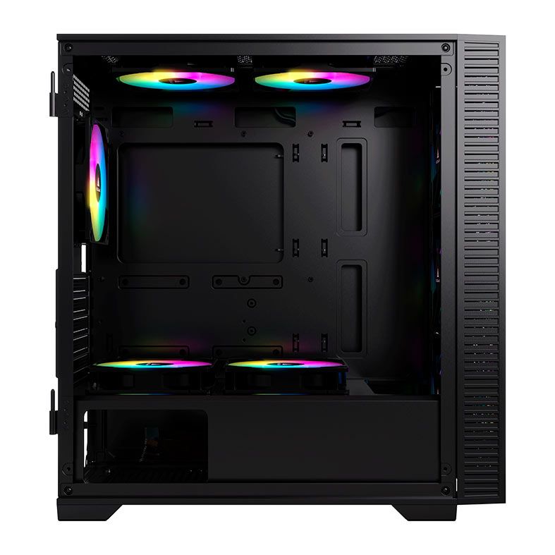 Gabinete Gamer Acegeek Darkfate Mini Glass, Mid-Tower, Lateral de Vidro, Preto, AG-DARKFATE-MINI-GLASS-BK