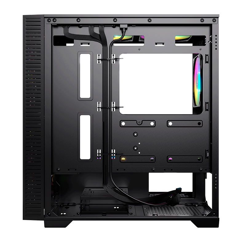 Gabinete Gamer Acegeek Darkfate Mini Glass, Mid-Tower, Lateral de Vidro, Preto, AG-DARKFATE-MINI-GLASS-BK