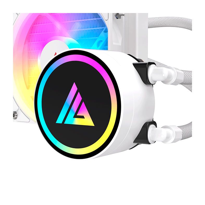 Water Cooler Acegeek E120, Rainbow, 120mm, Branco, AG-E120-WH