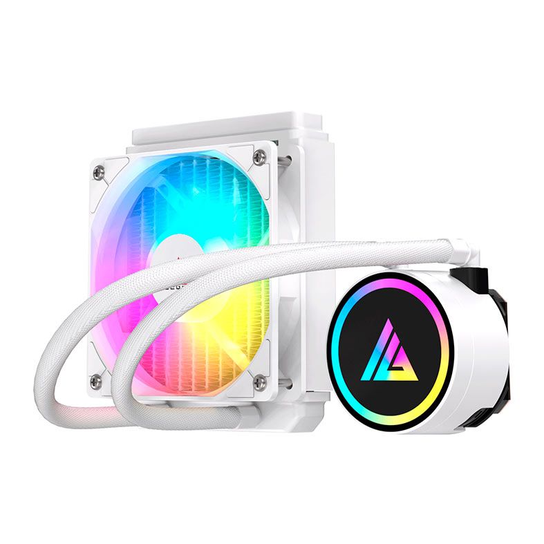 Water Cooler Acegeek E120, Rainbow, 120mm, Branco, AG-E120-WH
