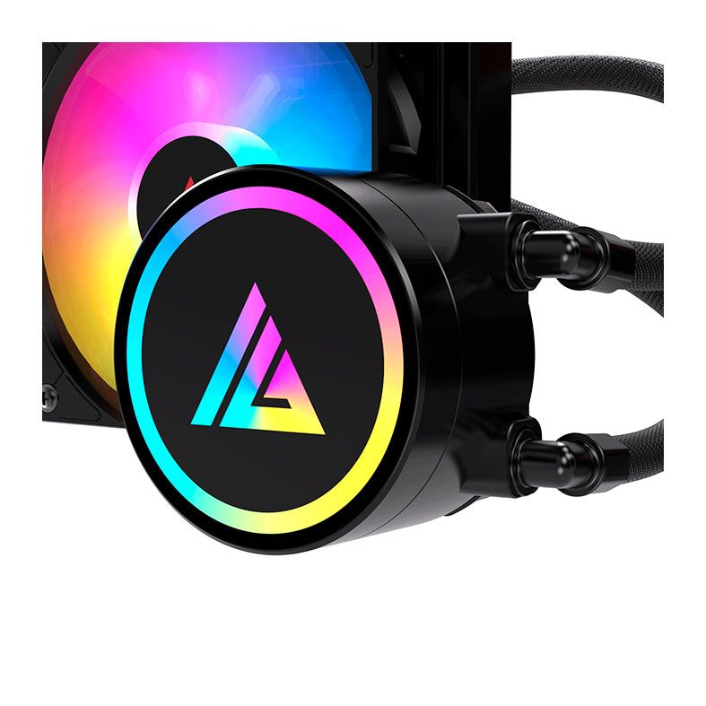 Water Cooler Acegeek E360, Rainbow, 360mm, Preto, AG-E360-BK