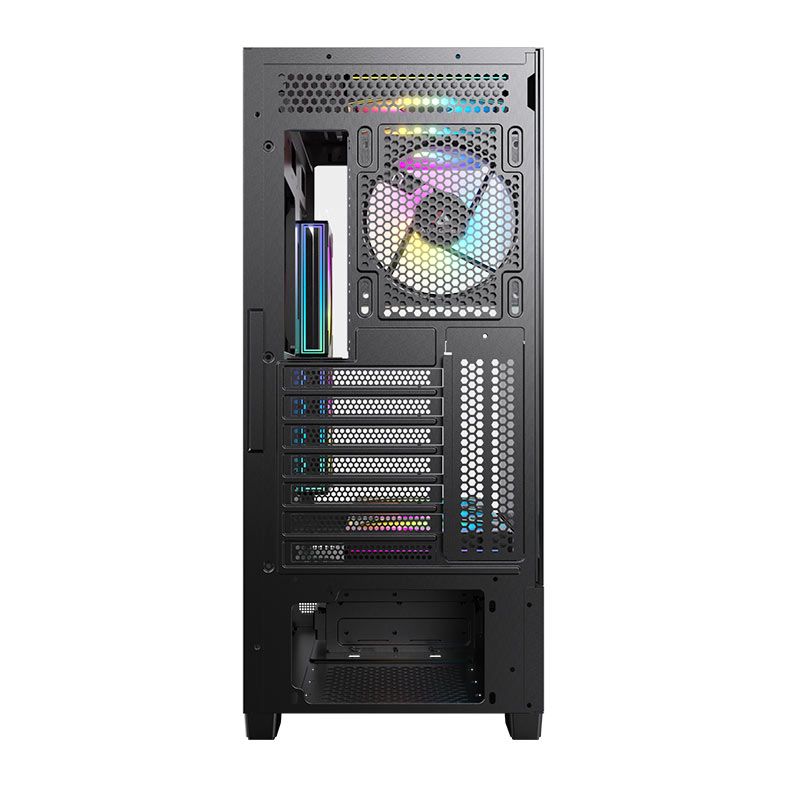 Gabinete Gamer Acegeek Echo, Mid-Tower, Lateral De Vidro, Preto, AG-ECHO-BK