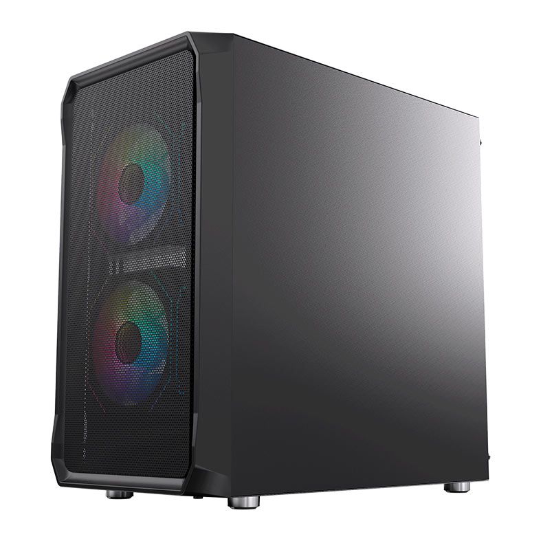 Gabinete Gamer Acegeek Eclipse M350, Mid-Tower, Lateral de Vidro, Preto, AG-ECLIPSE-M350-BK