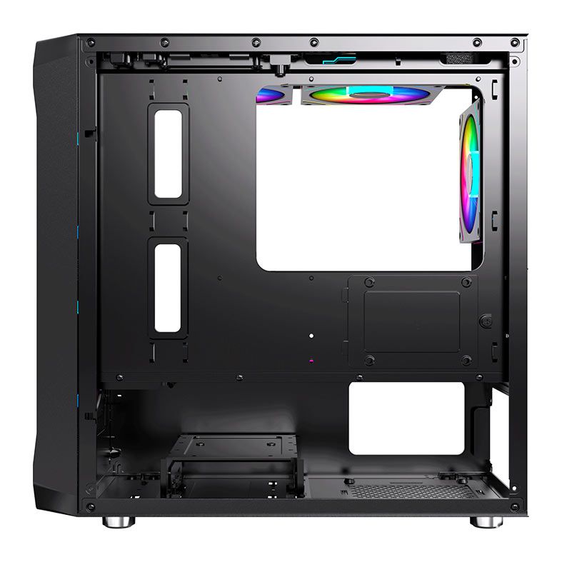 Gabinete Gamer Acegeek Eclipse M350, Mid-Tower, Lateral de Vidro, Preto, AG-ECLIPSE-M350-BK