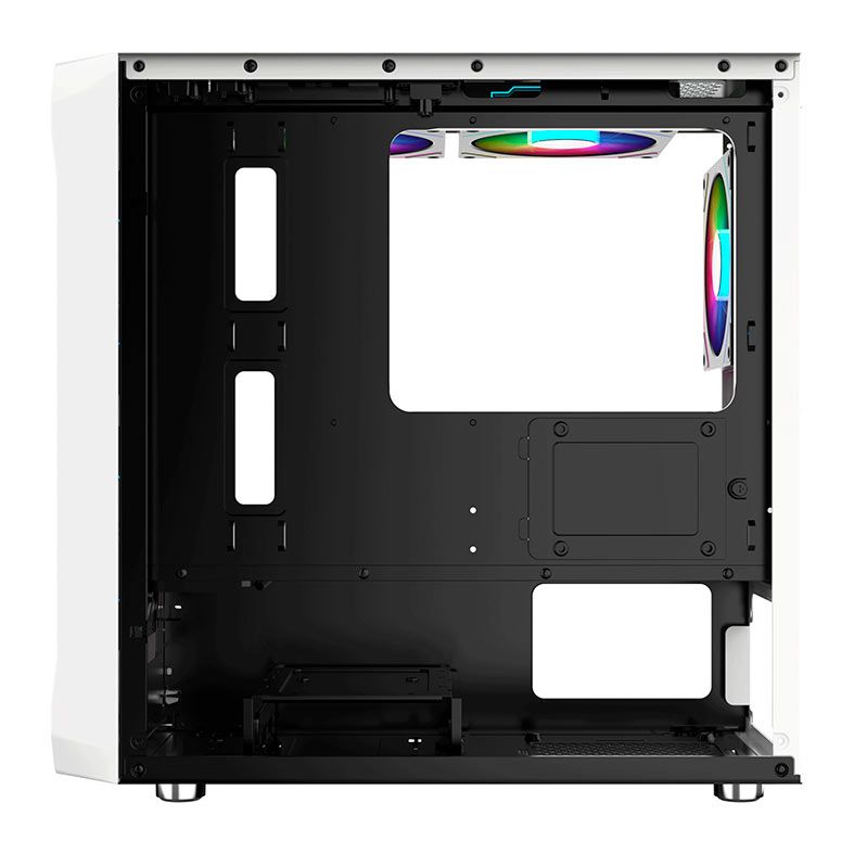 Gabinete Gamer Acegeek Eclipse M350, Mid-Tower, Lateral de Vidro, Branco, AG-ECLIPSE-M350-WH