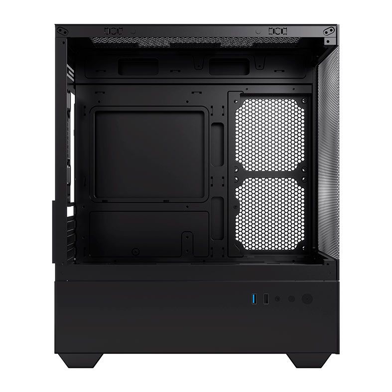 Gabinete Gamer Acegeek Elysium, Mid-Tower, Lateral de Vidro, Preto, AG-ELYSIUM-BK