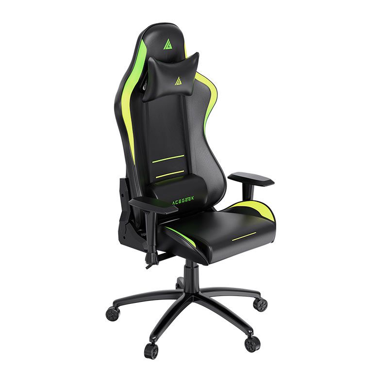 Cadeira Gamer Acegeek Enlight V1, Preto, AG-ENLIGHT-V1-BK