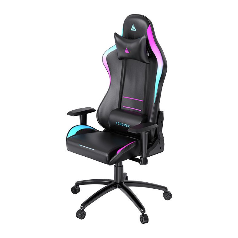 Cadeira Gamer Acegeek Enlight V2, Preto, AG-ENLIGHT-V2-BK