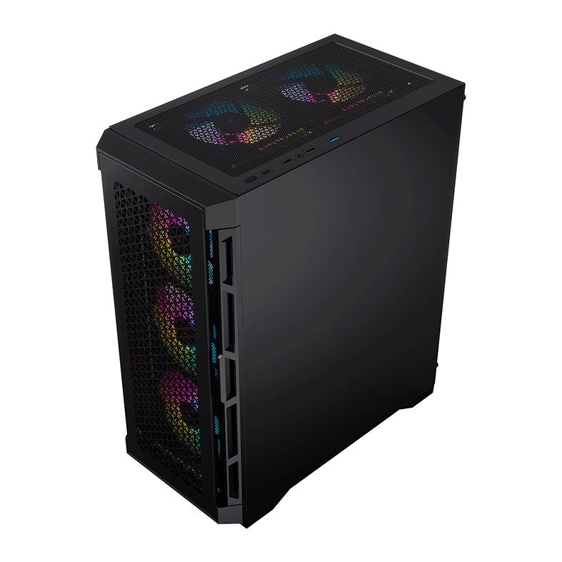 Gabinete Gamer Acegeek ERA E451, Mid-Tower, Lateral de Vidro, Preto, AG-ERA-E451-BK