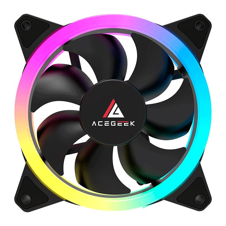 OPENBOX Ventoinha Acegeek Galaxy, 120mm, ARGB, AG-GALAXY-BK