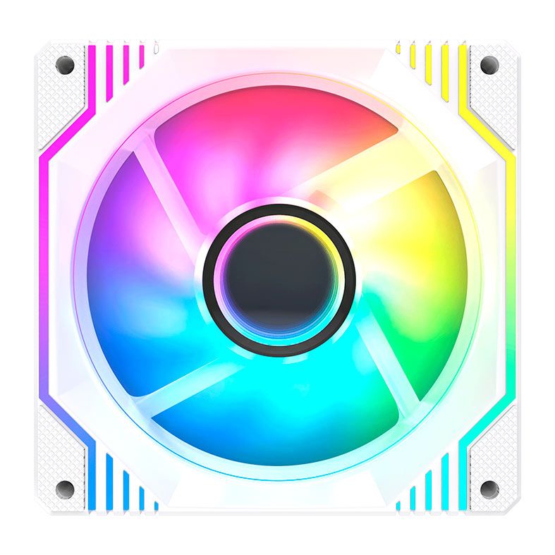 Ventoinha Acegeek Glory, ARGB, 120mm, Branco, AG-GLORY-WH