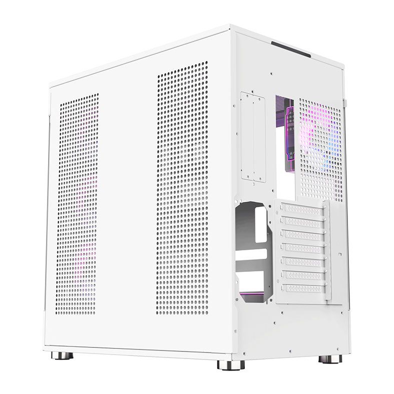 Gabinete Gamer Acegeek Icecube, Mid-Tower, Lateral de Vidro, Branco, AG-ICECUBE-WH