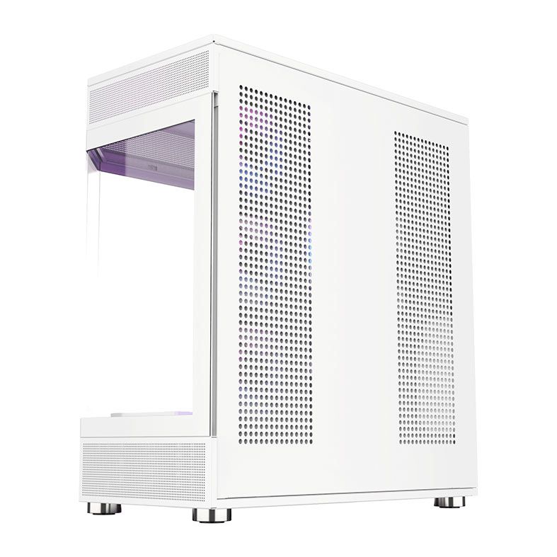 Gabinete Gamer Acegeek Icecube, Mid-Tower, Lateral de Vidro, Branco, AG-ICECUBE-WH