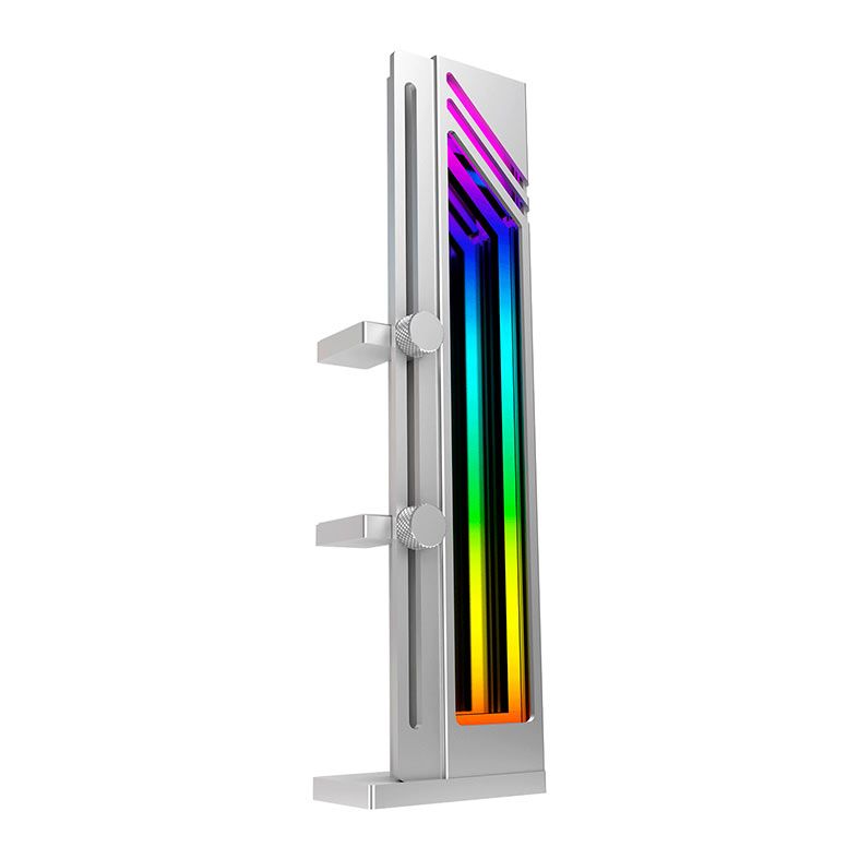Suporte Para Placa de Video Acegeek Infinity, ARGB, Branco, AG-INFINITY-WH