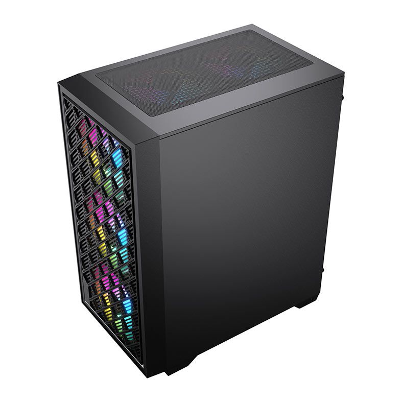 Gabinete Gamer Acegeek Matrix, Mini-Tower, Lateral de Vidro, Preto, AG-MATRIX-BK