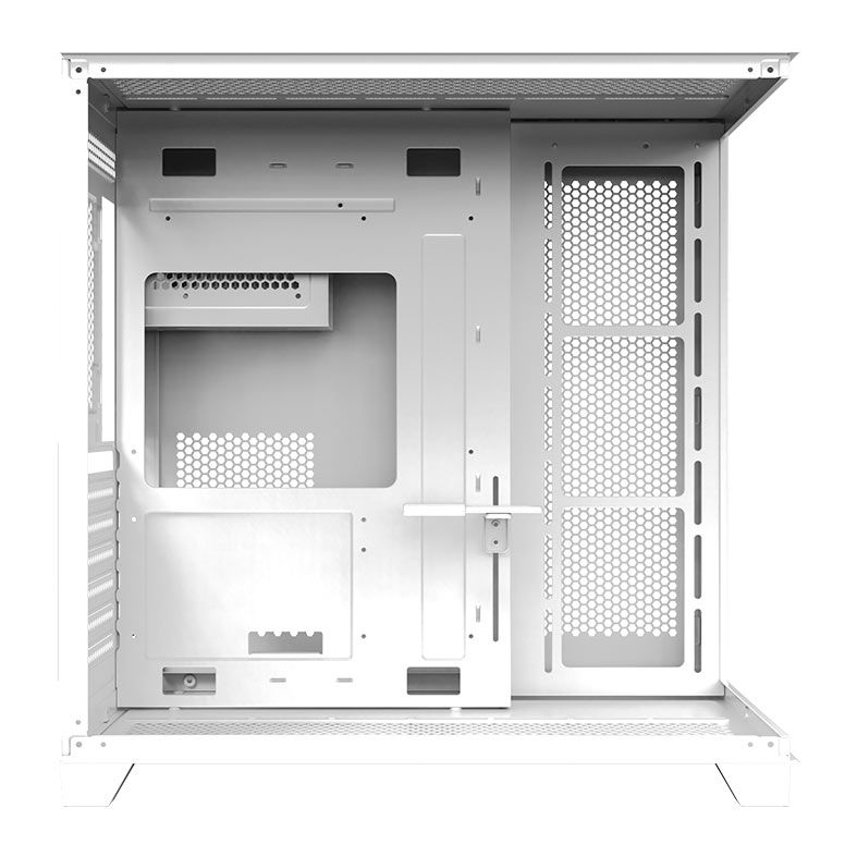 Gabinete Gamer Acegeek Mercury R425 Pro, ARGB, Mid-Tower, Lateral de Vidro, Com 7 Fans, Branco, AG-MERCURY-R425-PRO-WH