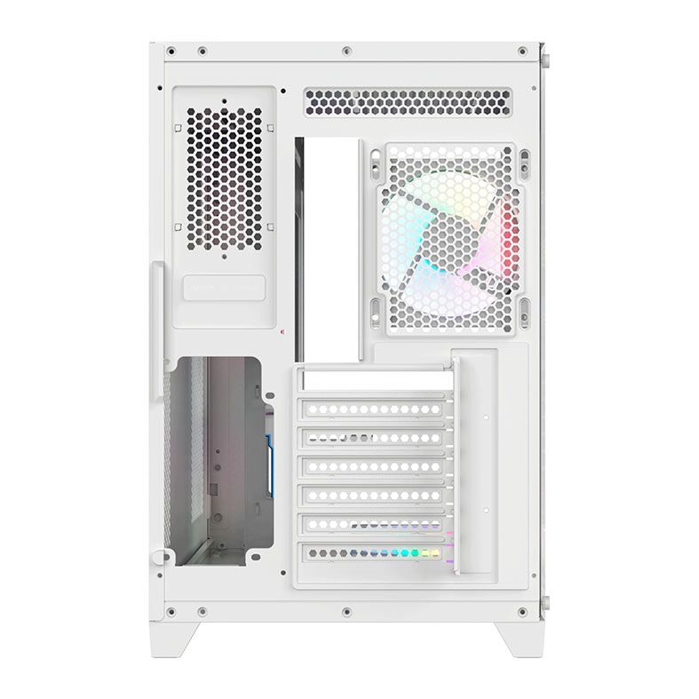 Gabinete Gamer Acegeek Mercury R425, Mid-Tower, Lateral de Vidro, Branco, AG-MERCURY-R425-WH