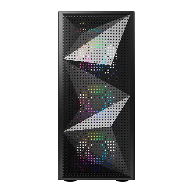 Gabinete Gamer Acegeek Morality L435, Mid-Tower, Lateral de Vidro, Preto, AG-MORALITY-L435-BK