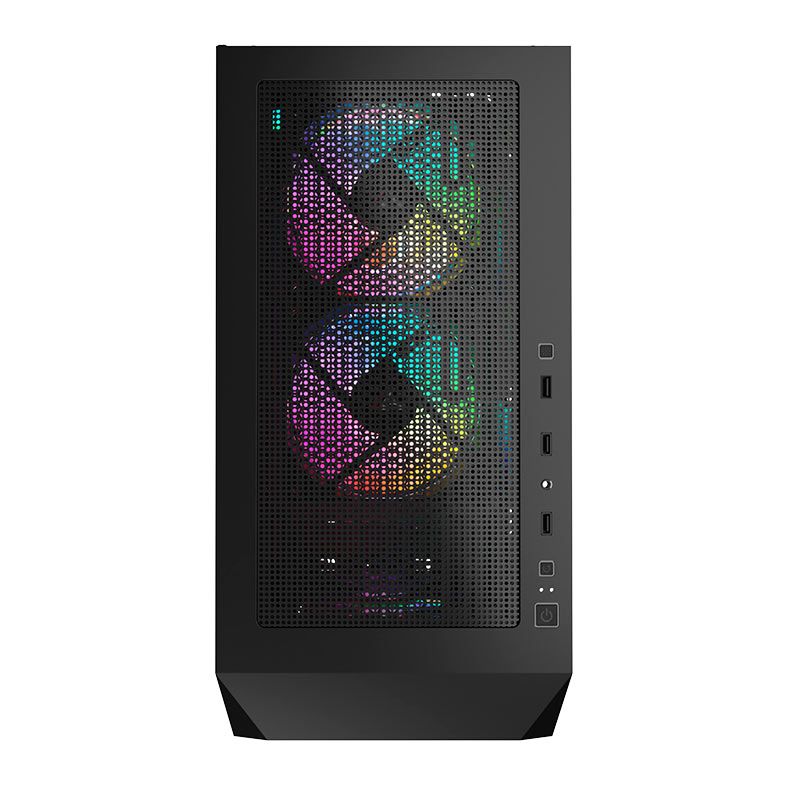 Gabinete Gamer Acegeek Navigator A410 Mesh, Mid-Tower, Lateral de Vidro, Preto, AG-NAVIGATOR-A410-BK