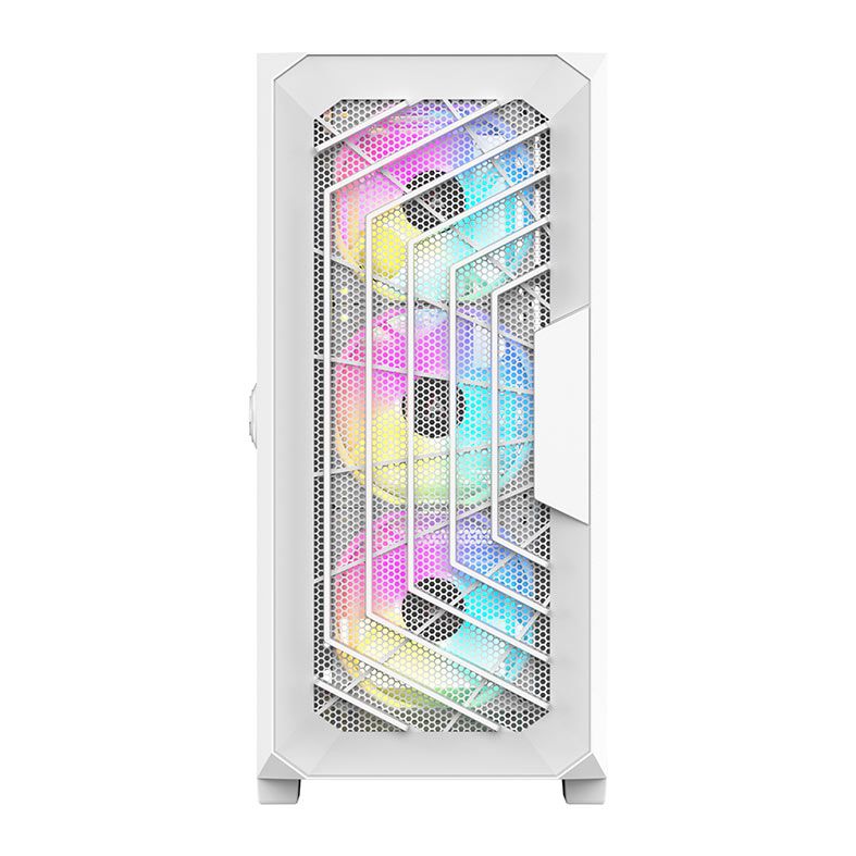 Gabinete Gamer Acegeek Navigator A410, Mid-Tower, Lateral de Vidro, Branco, AG-NAVIGATOR-A410-WH
