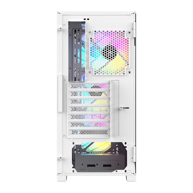 Gabinete Gamer Acegeek Navigator A410, Mid-Tower, Lateral de Vidro, Branco, AG-NAVIGATOR-A410-WH