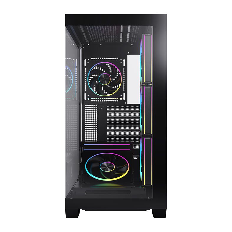 Gabinete Gamer Acegeek Nebula, Mid-Tower, Lateral de Vidro, Preto, AG-NEBULA-BK