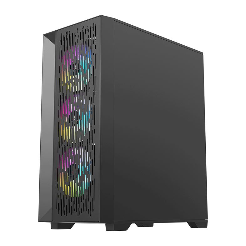 Gabinete Gamer Acegeek Nexus C411 Mesh, Mid-Tower, Lateral de Vidro, Preto, AG-NEXUS-C411-BK