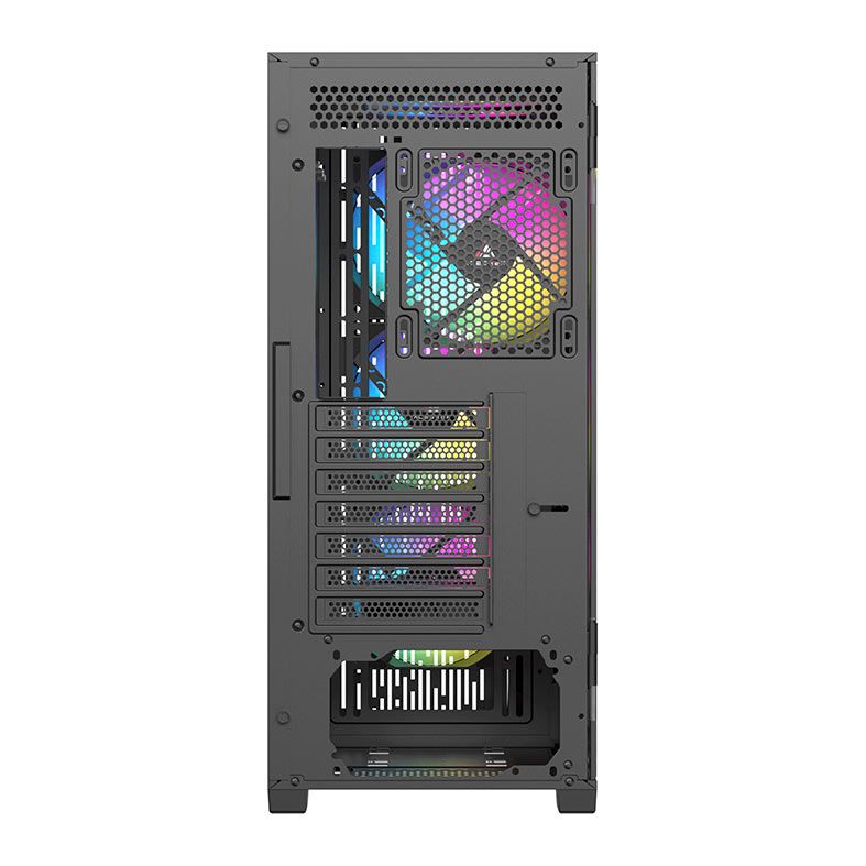 Gabinete Gamer Acegeek Nexus C411 Mesh, Mid-Tower, Lateral de Vidro, Preto, AG-NEXUS-C411-BK