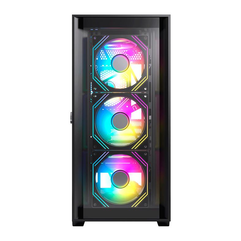Gabinete Gamer Acegeek Odyssey Mini, Mid-Tower, Lateral de Vidro, Preto, AG-ODYSSEY-MINI-BK