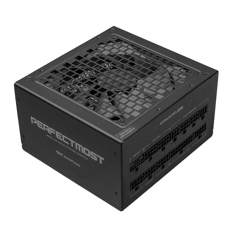 Fonte Aigo Darkflash PMT650A3, 650W, Full-Modular, 80 Plus Gold, Preto, AG-PMT650A3-BK