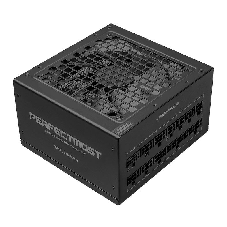 Fonte Aigo Darkflash PMT850A3, 850W, Full-Modular, 80 Plus Gold, Preto, AG-PMT850A3-BK