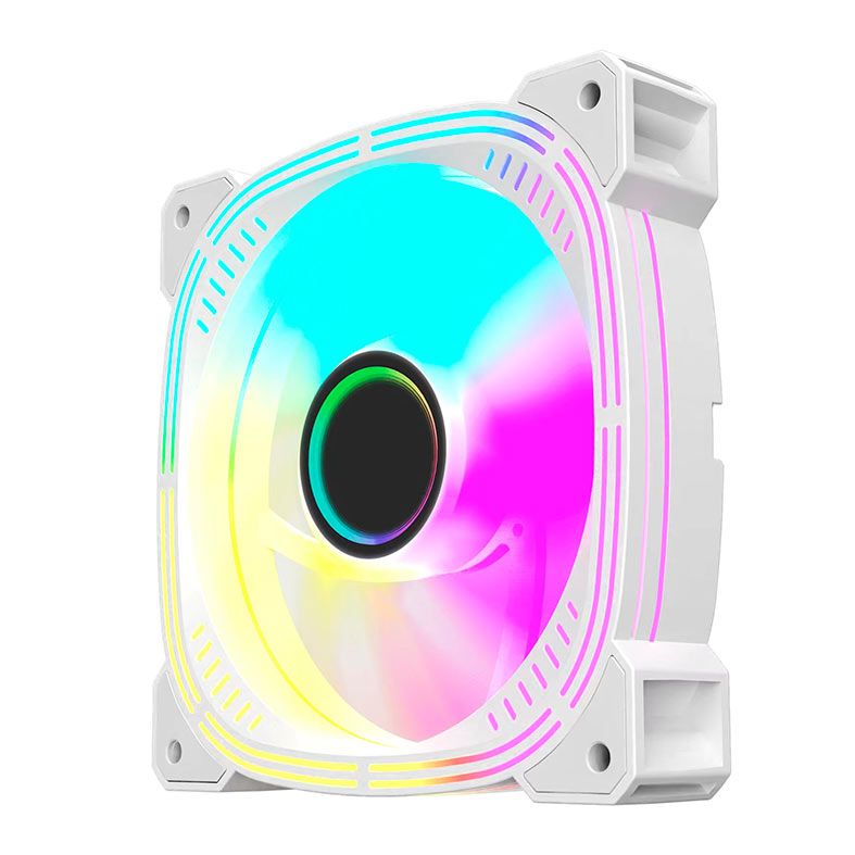 Ventoinha Acegeek Prime, ARGB, 120mm, Branco, AG-PRIME-WH