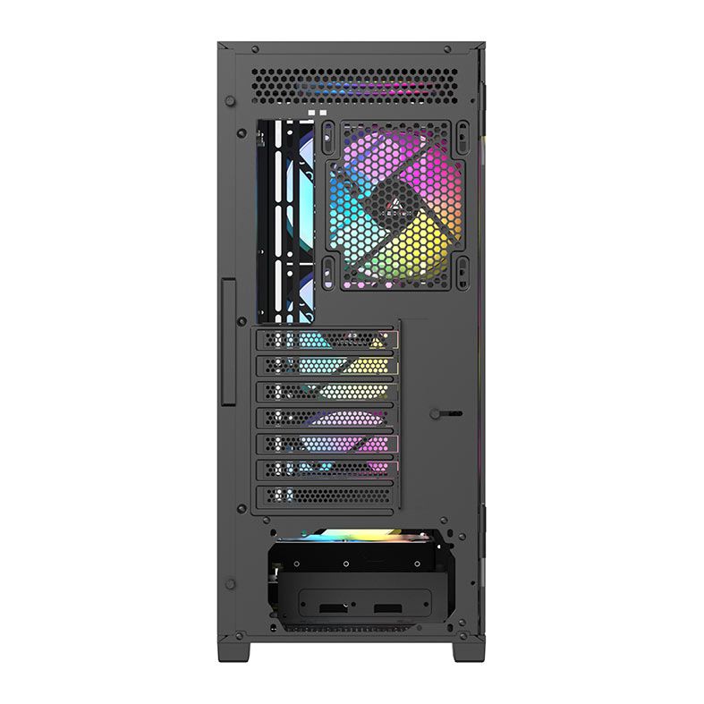 Gabinete Gamer Acegeek Raptor C414, Mid-Tower, Lateral de Vidro, Preto, AG-RAPTOR-C414-BK