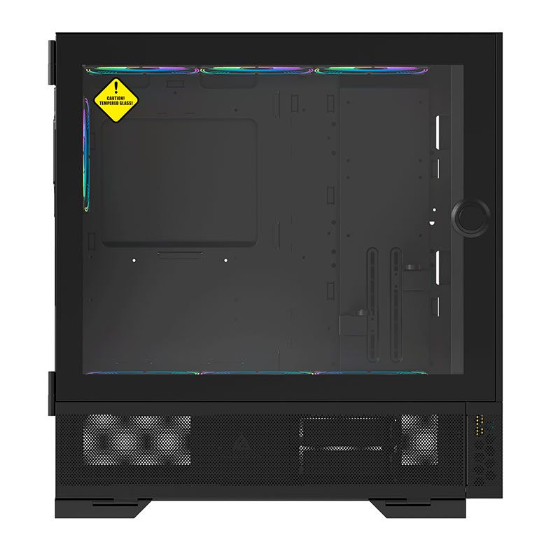 Gabinete Gamer Acegeek Redemption F491 Glass, Full-Tower, Lateral de Vidro, Preto, AG-REDEMPTION-F491-BK