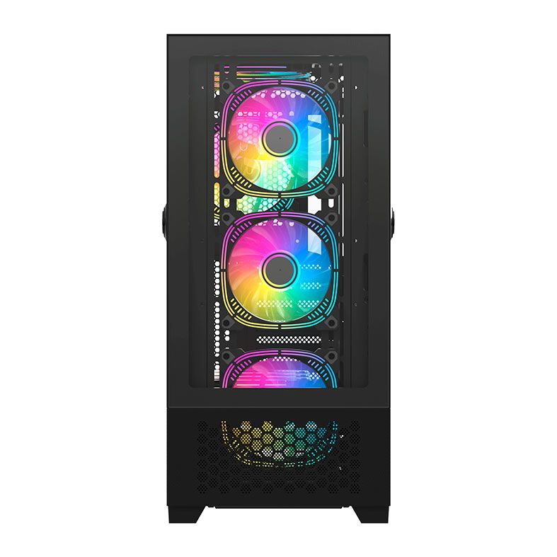 Gabinete Gamer Acegeek Redemption F491 Glass, Full-Tower, Lateral de Vidro, Preto, AG-REDEMPTION-F491-BK