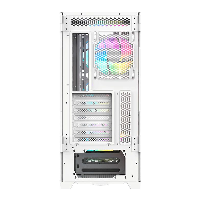 Gabinete Gamer Acegeek Redemption F491 Glass, Full-Tower, Lateral de Vidro, Branco, AG-REDEMPTION-F491-WH