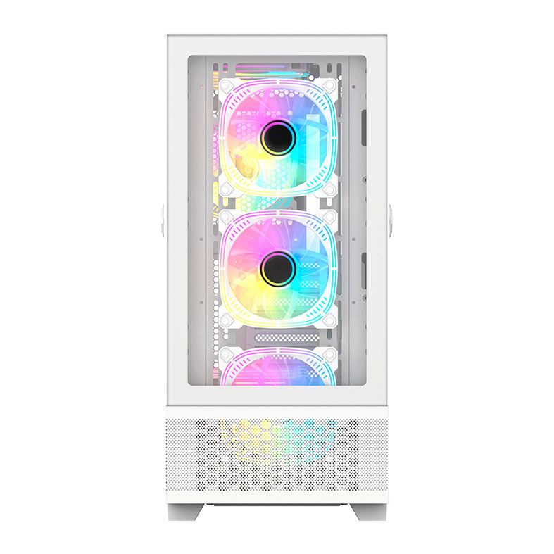 Gabinete Gamer Acegeek Redemption F491 Glass, Full-Tower, Lateral de Vidro, Branco, AG-REDEMPTION-F491-WH