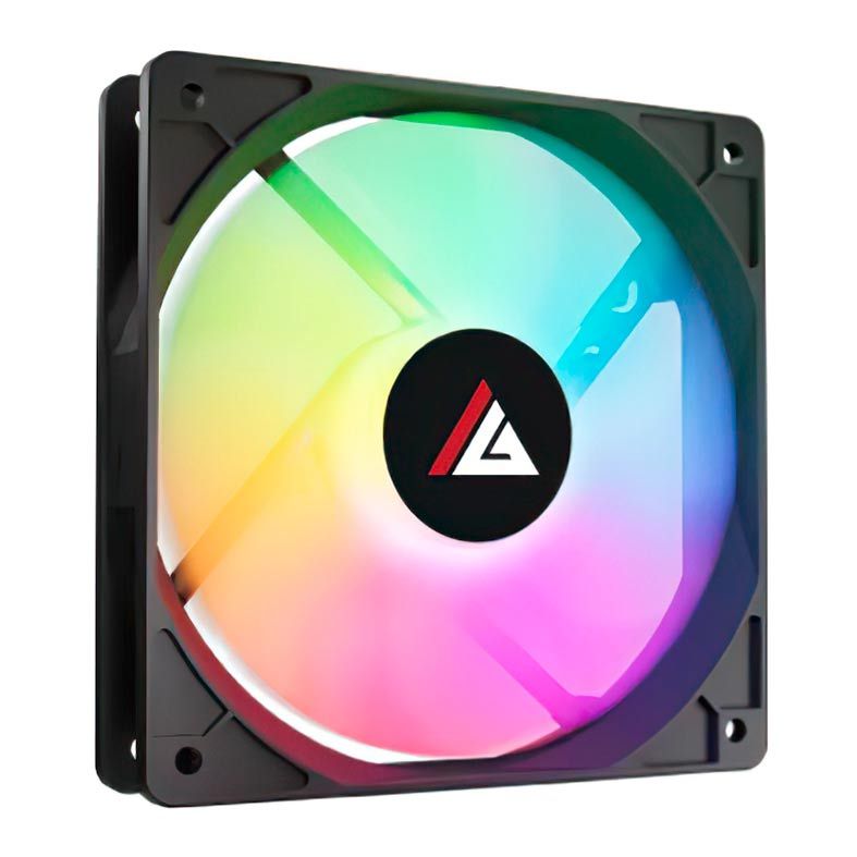 Ventoinha Acegeek RW12, 120mm, Rainbow, Preto, AG-RW12-BK