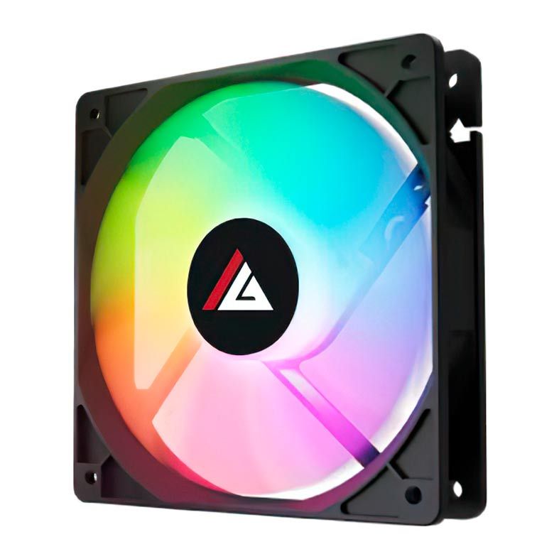 Ventoinha Acegeek RW12, 120mm, Rainbow, Preto, AG-RW12-BK