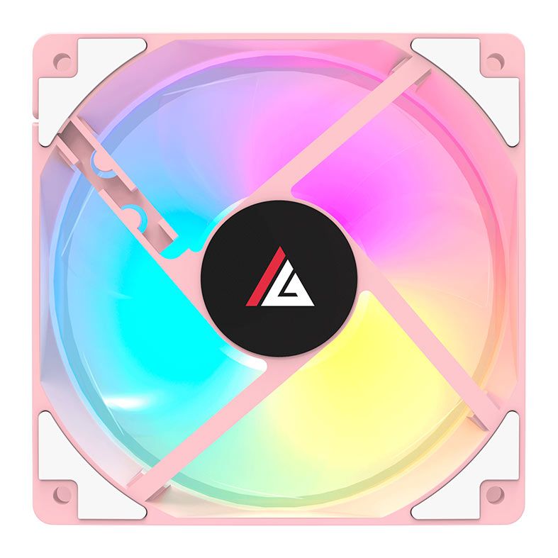 Ventoinha Acegeek RW12, Rainbow, 120mm, Rosa, AG-RW12-PK
