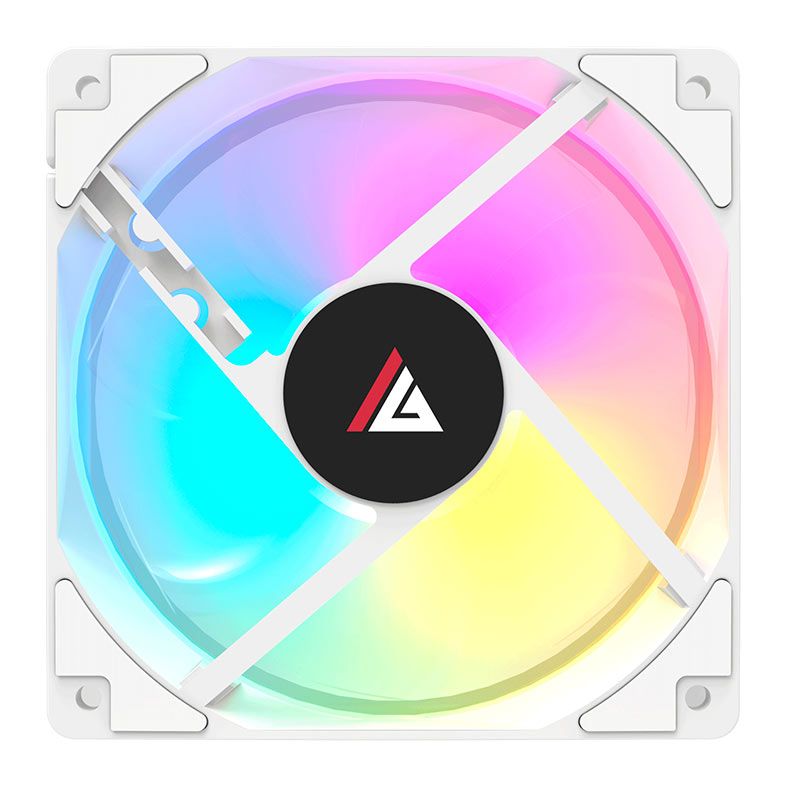 Ventoinha Acegeek RW12, Rainbow, 120mm, Branco, AG-RW12-WH