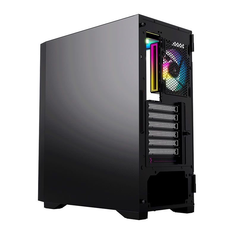 Gabinete Gamer Acegeek Shield D440, Mid-Tower, Lateral de Vidro, Preto, AG-SHIELD-D440-BK